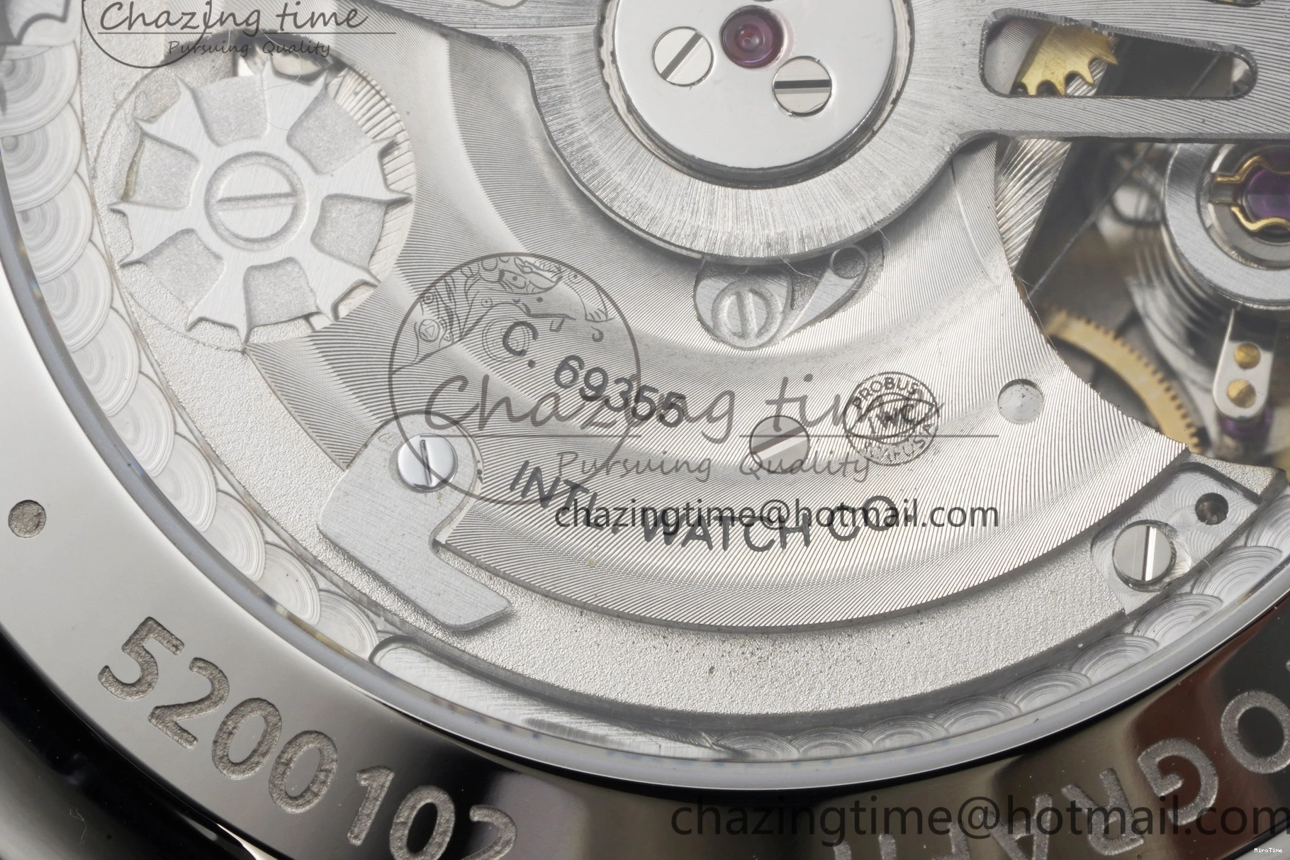 MIROTIME 1230 Portuguese Chrono IW3716 RSF 1:1 Best Edition Blue Dial on Black Leather Strap A RelaxedFit 7045